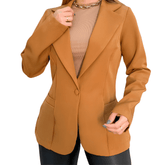 Blazer femenino marrón - Lunara