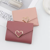 Cartera de Mujer con Diseño de Corazón – Estilo Coreano by Lunara Boutique