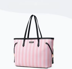 Bolso de Mano a Rayas - Lunara