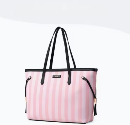 Bolso de Mano a Rayas - Lunara